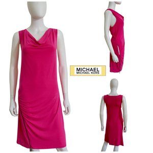 Michael Michael Kors Neon Pink Zipper Dress